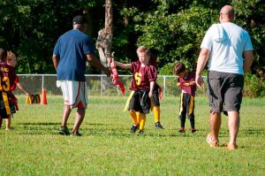 Trainer und Spieler